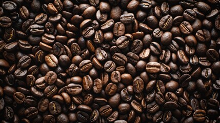 Sticker - Roasted coffee beans for backdrop