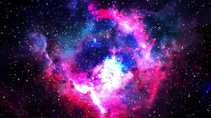 nebula galaxy particles space background