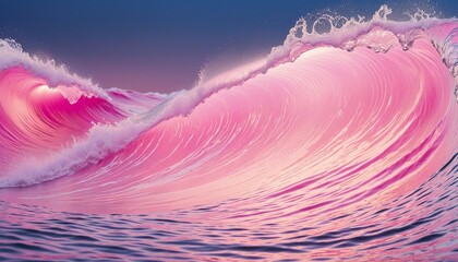 Wall Mural - abstract pik wave wall paper