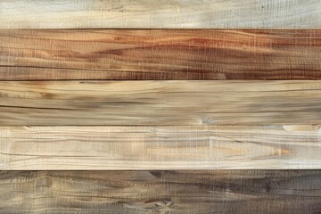 Poster - Textured background is formed by wooden planks, showing the natural beauty of the wood grain and knots. The warm tones and varied patterns make it suitable for various design projects