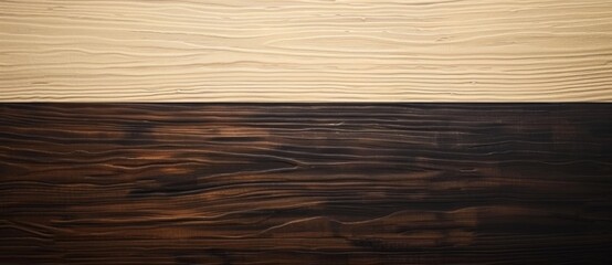 Poster - Contrasting light and dark wood grain forming a natural pattern. This wooden background would be ideal for use in a rustic design
