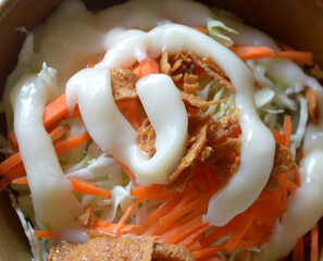 Poster - cabbage and carrot salad