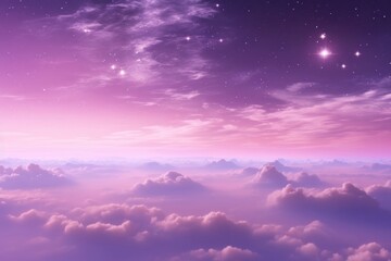 Wall Mural - Purple sky backgrounds outdoors.