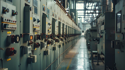 Low voltage switchgear at power plant