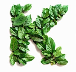 Wall Mural - 12-shaped leaf arrangement with fresh mint leaves