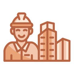 Sticker - Civil Engineer Icon