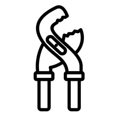 Sticker - Pipe Pliers Icon