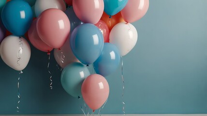 Wall Mural - colorful balloons background