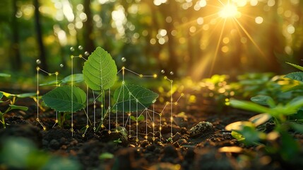 Wall Mural - graphic image for eco-friendly energy generation