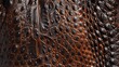 © 2rogan - Texture and background of synthetic crocodile skin