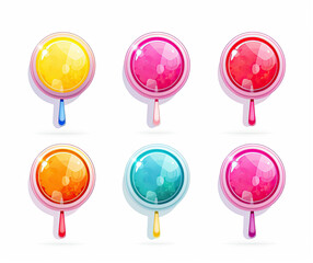 Poster - Pin geometric shapes abstract background illustrations for elements of graphic