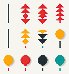 Poster - Texture geometric shapes abstract background illustrations for elements of graphic