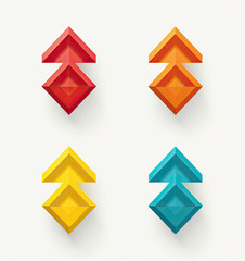 Poster - Texture arrow geometric shapes abstract background illustrations for elements of graphic