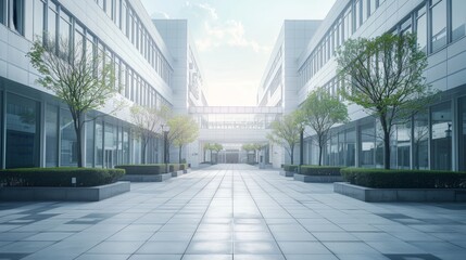 Wall Mural - Modern Architecture in a Business District