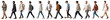 © Rawpixel.com - Young adult walking png cut out element set
