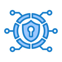 Sticker - Cybersecurity Icon