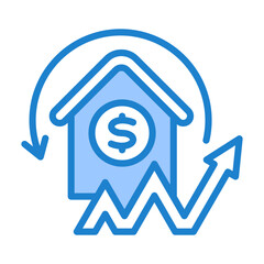 Sticker - Real Estate Roi Icon