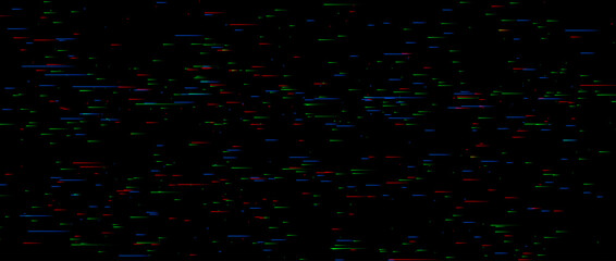 Poster - Static noise texture. Lost or bad TV signal concept. Random rippled video tape background. Glitch vhs pixel snow noise wallpaper. Image distortion distressed backdrop effect. Vector rgb noise 