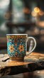 © Cloudyew - Hand-painted Islamic ceramic mugs with traditional patterns, adding charm to coffee or tea time.