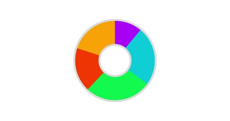 Leinwandbilder - Website, online and circle icon for search engine loading screen, research and internet logo. Abstract design, graphic and symbol on white background for application, browser and network service