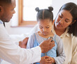 © Talia Mdlungu/peopleimages.com - Girl, mother and doctor with stethoscope in healthcare for listening to heartbeat, lung assessment or chest checkup. Cardiology, pediatrician and medical tool for examination, evaluation or diagnosis