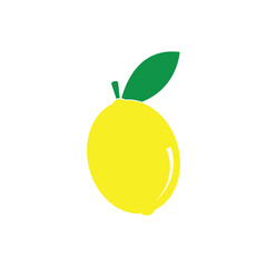 Sticker - lemon logo icon