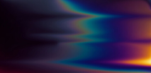 Wall Mural - Abstract holographic bright blurred background with iridescent hues.