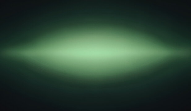 Abstract Dark Green Gray Gradient Blur on Grainy Background - Glowing Light, Large Banner Design