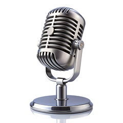 radio microphone isolated on background