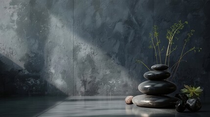 Wall Mural - Copy space harmoniously incorporated into the design of wellness imagery