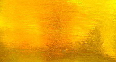 Wall Mural - Gold metal brushed background