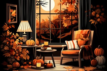 Sticker - Seasonal home decor - Generative AI