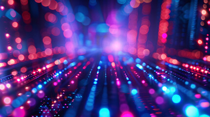 Wall Mural - Abstract technology glowing lines background, abstract graphic poster PPT background