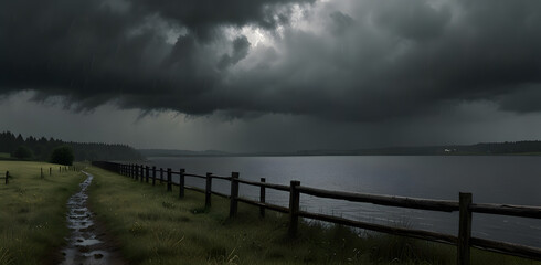 Poster - dramatic landscape nature