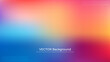 © GraphiStock - Abstract blurred gradient mesh background in bright rainbow colors. Colorful smooth banner template. Easy editable soft colored vector illustration in EPS10 without transparency.