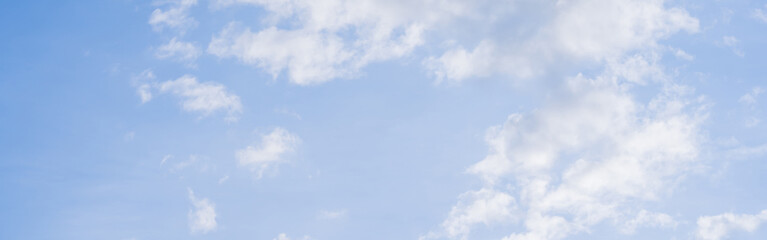 Wall Mural - nature and landscape concept with clear sky and small cloud background