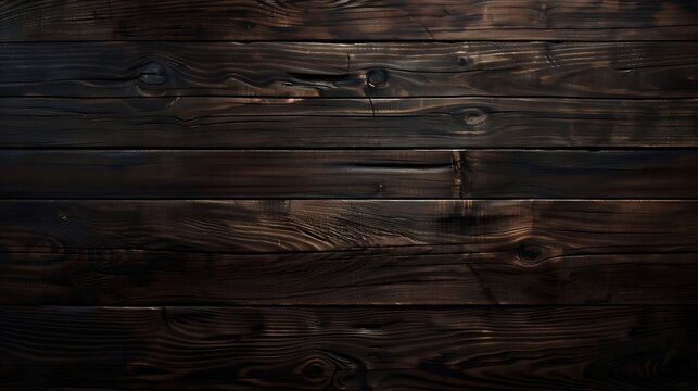 Dark wood texture background surface with old natural pattern texture of retro plank wood Plywood surface Natural oak texture with beautiful wooden grain walnut wooden planks Grunge wo : Generative AI
