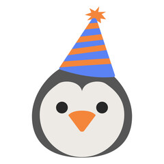 Sticker - Penguin Animal Birthday