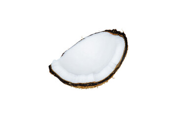 Wall Mural - coconut isolated on transparent background.