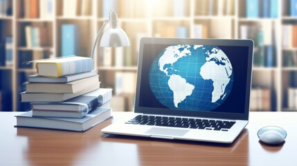 Poster - global e-learning platform providing education and training opportunities to individuals across the globe.