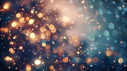 Aufkleber - A blurred bokeh background with sparkling lights, adding a festive and celebratory atmosphere to designs