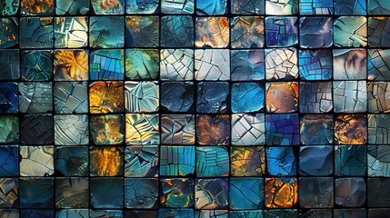 Mosaic tiles wallpaper