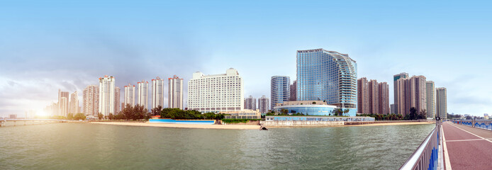 Wall Mural - Sea and city view of Beihai, China