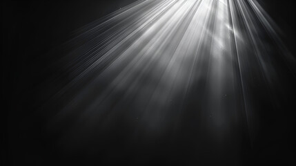 Fototapete - Acrylic background on white canvas, in gray and black colors,abstract black and white background with some smooth lines and highlights in it,Bright glowing light explodes on a transparent background
