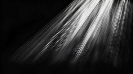 Fototapete - Acrylic background on white canvas, in gray and black colors,abstract black and white background with some smooth lines and highlights in it,Bright glowing light explodes on a transparent background

