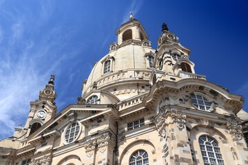 Poster - German landmark - Frauenkirche church in Dresden