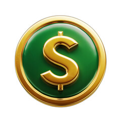 Aufkleber - A transparent background with metallic silver and gold trim in green and silver