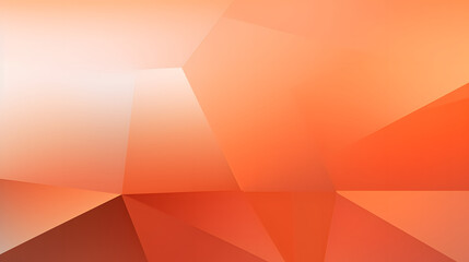 Wall Mural - orange low poly background