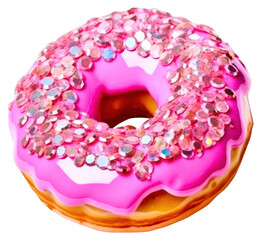 Sticker - PNG Donut dessert food cake.