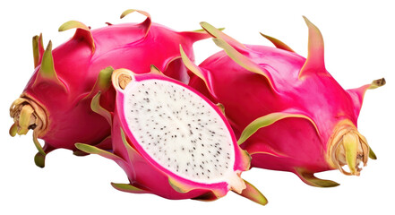 Poster - PNG Dragon fruit plant food white background.